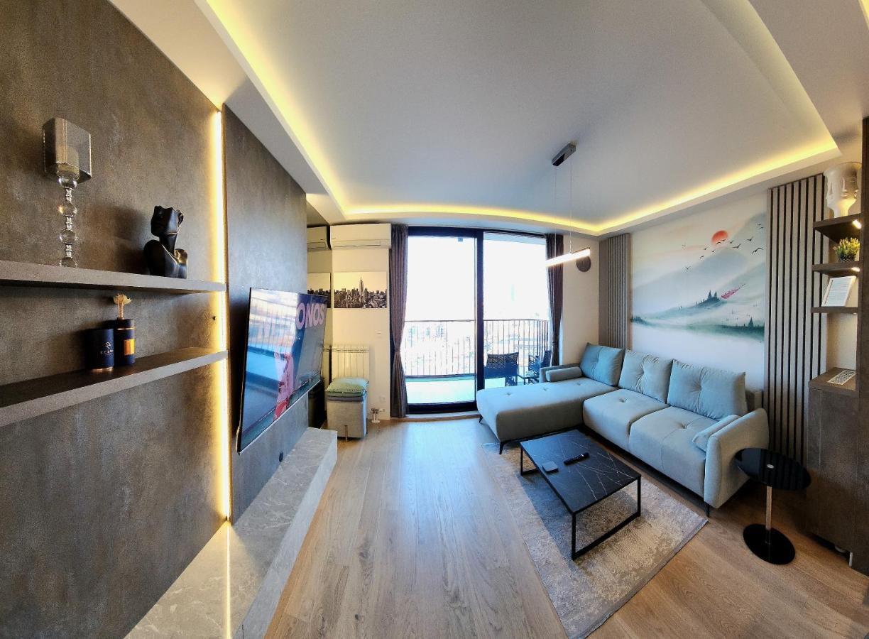 Belgrade Waterfront 16Th Fl Lux Apt. W/ City View Kültér fotó