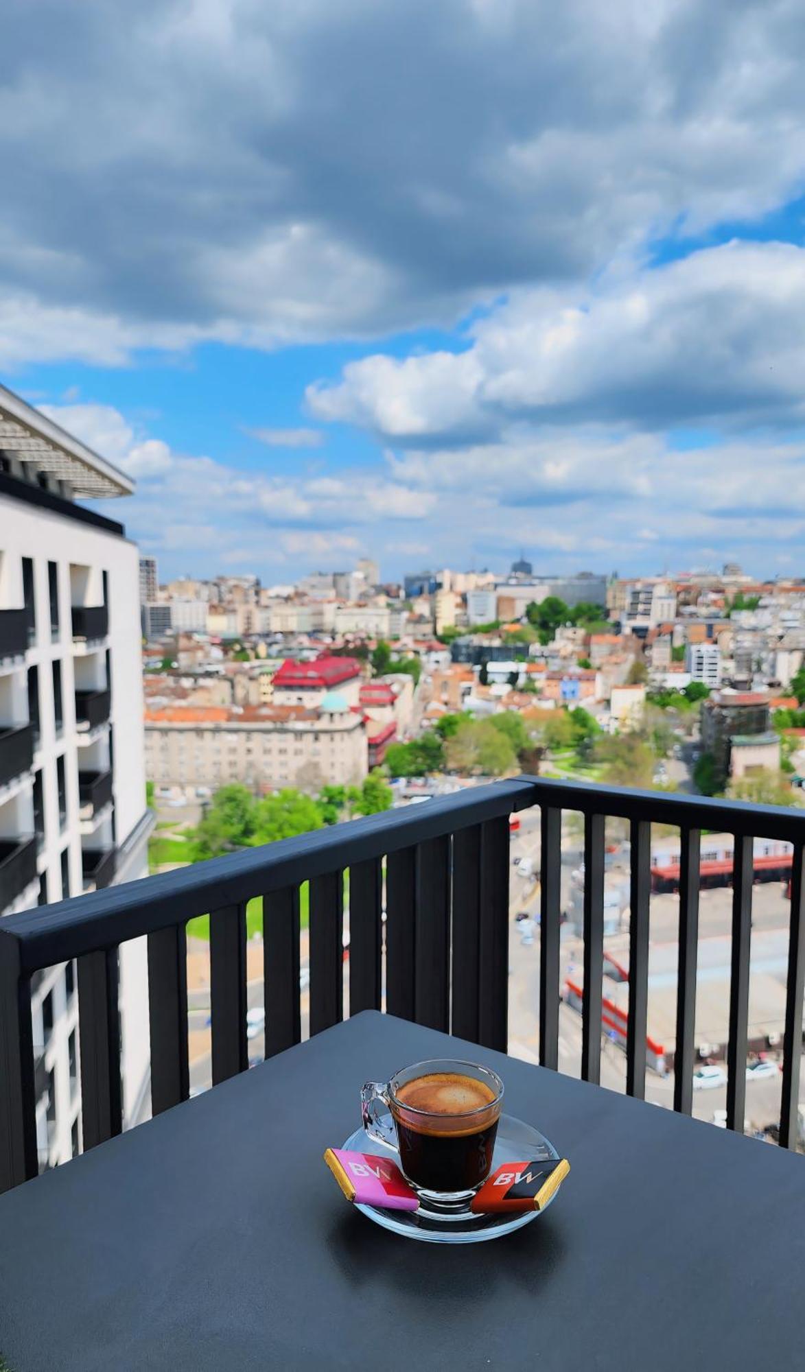 Belgrade Waterfront 16Th Fl Lux Apt. W/ City View Kültér fotó
