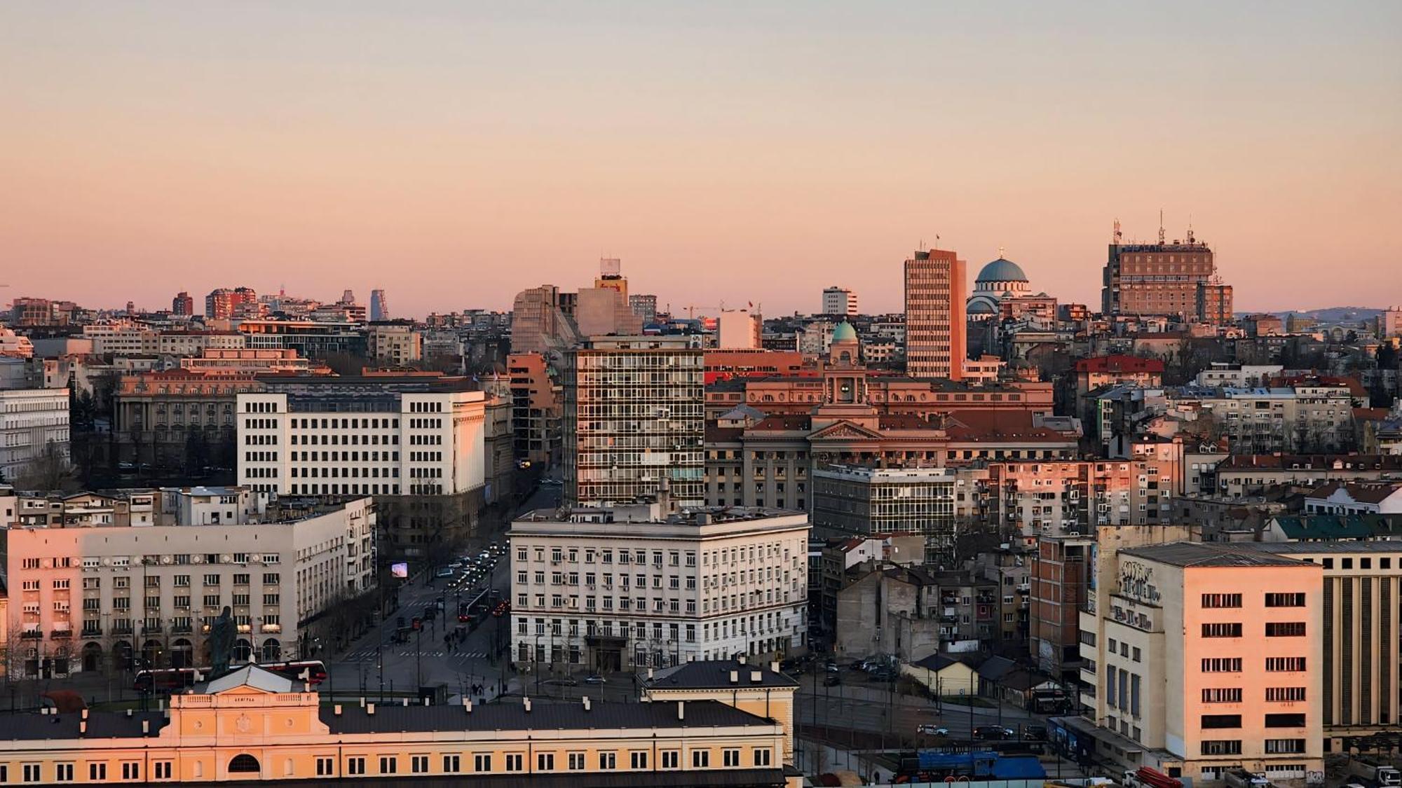 Belgrade Waterfront 16Th Fl Lux Apt. W/ City View Kültér fotó